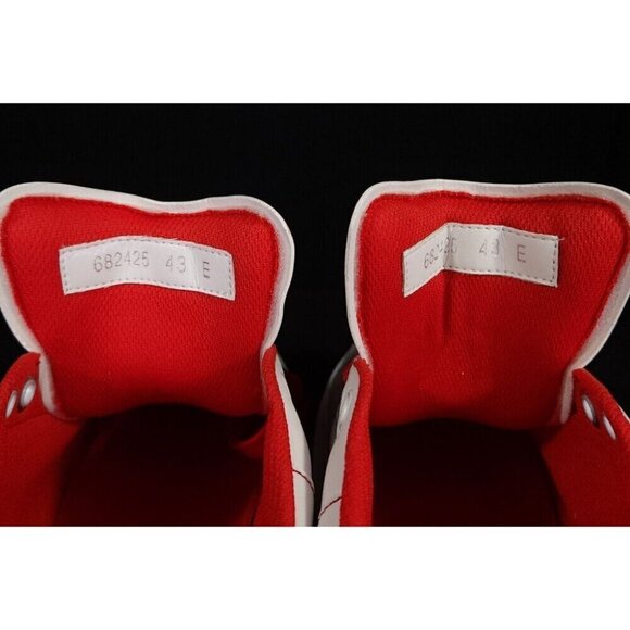 Alexander Mcqueen Larry Oversized Sneakers 43 10 E Mens White Red - Picture 8 of 12